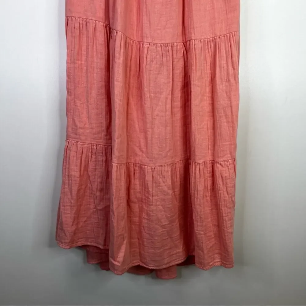 Elan cotton halter midi dress pink - XS - Picture 5 of 16